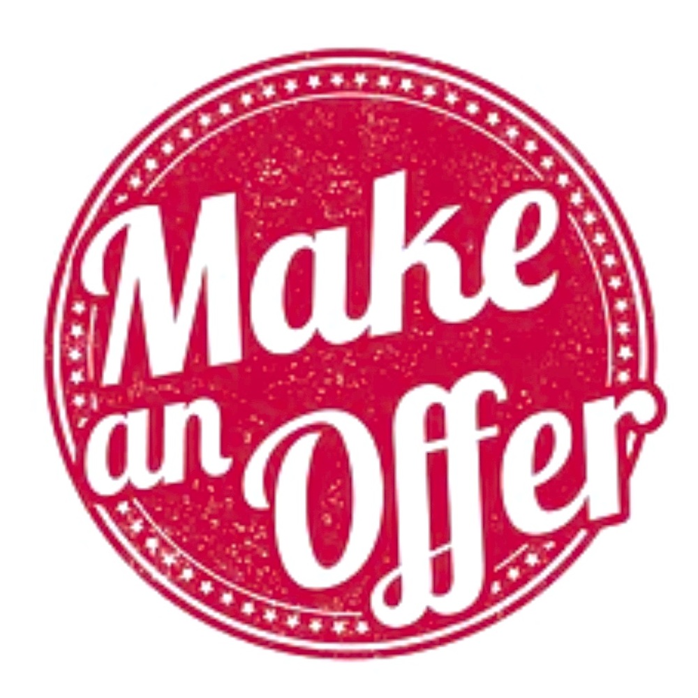 Make an offer if you see something you like!